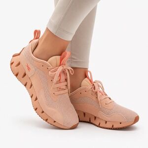Reebok Zig Dynamica 2.0 Womens Peach Orange Running Shoes G54845 Size 8.5